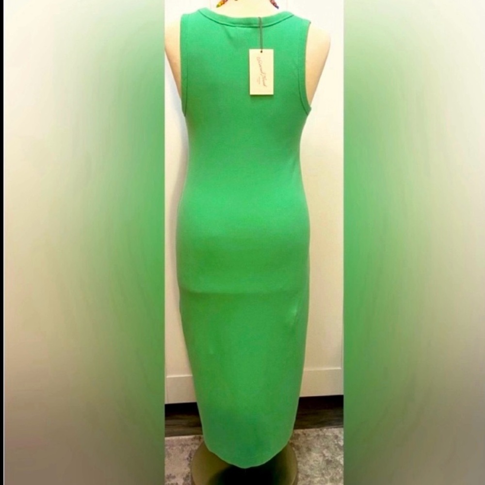 Sleeveless Green Tank Maxi Dress Women’s Sz MED NEW! - Picture 2 of 3